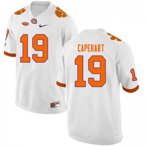 Clemson University DeMonte Capehart #19 White Stitched Jersey - White