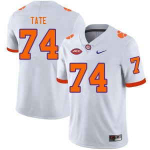 CFP Champs Marcus Tate #74 White Stitched Jersey - White