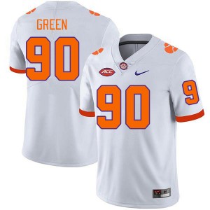 Clemson National Championship Stephiylan Green #90 White High School Jersey - White
