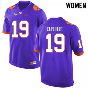 Clemson DeMonte Capehart #19 Purple University Jersey - Purple