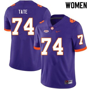 CFP Champs Marcus Tate #74 Purple Embroidery Jersey - Purple