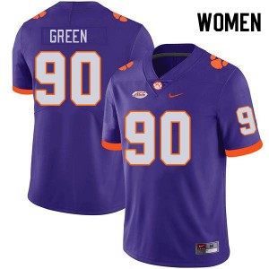 Clemson University Stephiylan Green #90 Purple 2024-25 Jersey - Purple