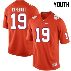 Clemson DeMonte Capehart #19 Orange Game Jersey - Orange