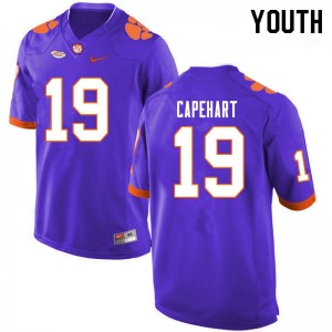 Clemson National Championship DeMonte Capehart #19 Purple Player Jersey - Purple