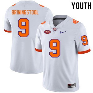 CFP Champs Jake Briningstool #9 White Stitched Jersey - White