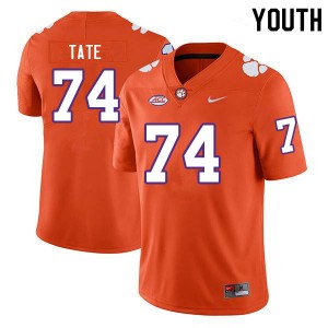 Clemson Tigers Marcus Tate #74 Orange Official Jersey - Orange