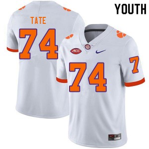 Clemson Marcus Tate #74 White 2024 Jersey - White