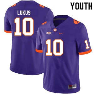 CFP Champs Jeadyn Lukus #10 Purple Embroidery Jersey - Purple