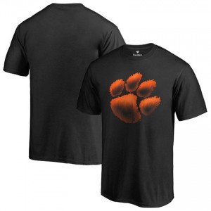 Black Men's Midnight Mascot Clemson Tigers Short Sleeve T-Shirt