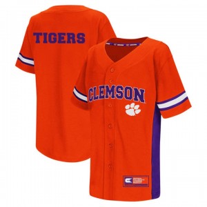 2017 All Mid-Season Premier Men's Orange Baseball Clemson Tigers Jersey