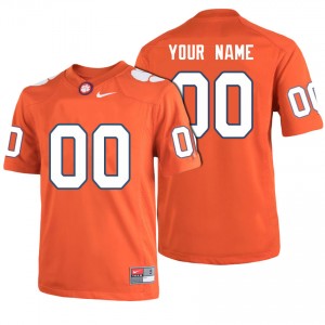 Men's Clemson Tigers Orange Customized Premier Jersey