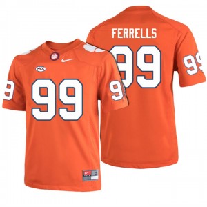 #99 Men's Clelin Ferrell Clemson Tigers Jersey Orange ACC Six of the Best Duo Tandems 