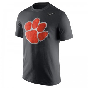 Anthracite Men's 2016 Playoff Bound Droptail Football Clemson Tigers Dri-Fit T-shirt