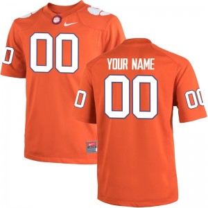 Youth Clemson Tigers Jersey Orange Custom Team Color Custom 